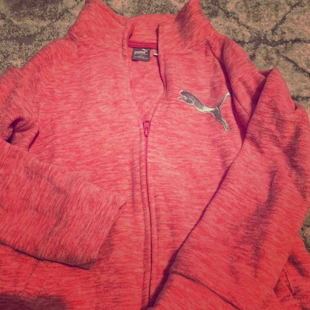 Girl puma athletic jacket